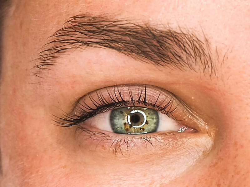 Wimpern - Nachher